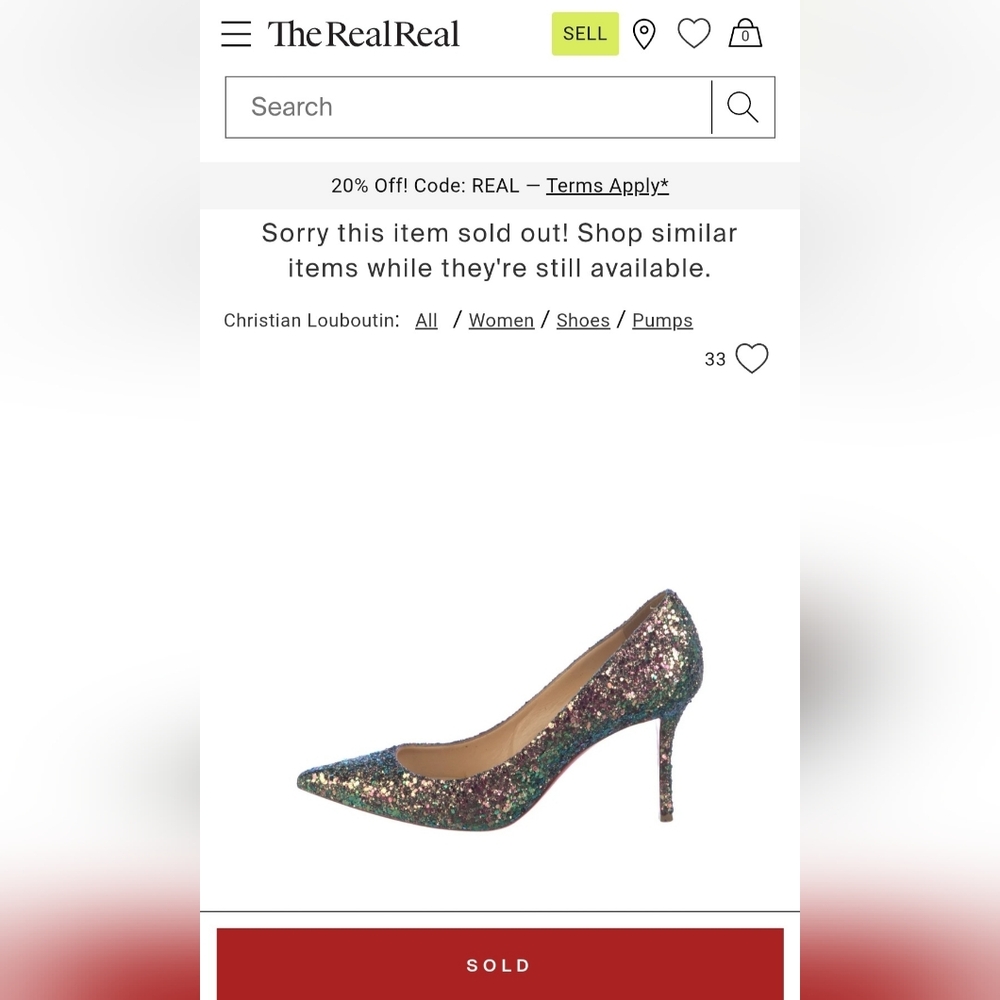 Christian Louboutin Decoltish 85